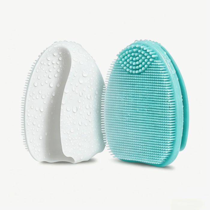 2-Pack Silicone Exfoliating Facial Brushes – Gentle Cleansing Duo