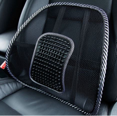 Contoured Car & Chair Back Cushion – Breathable Memory Foam - Apex Therapy
