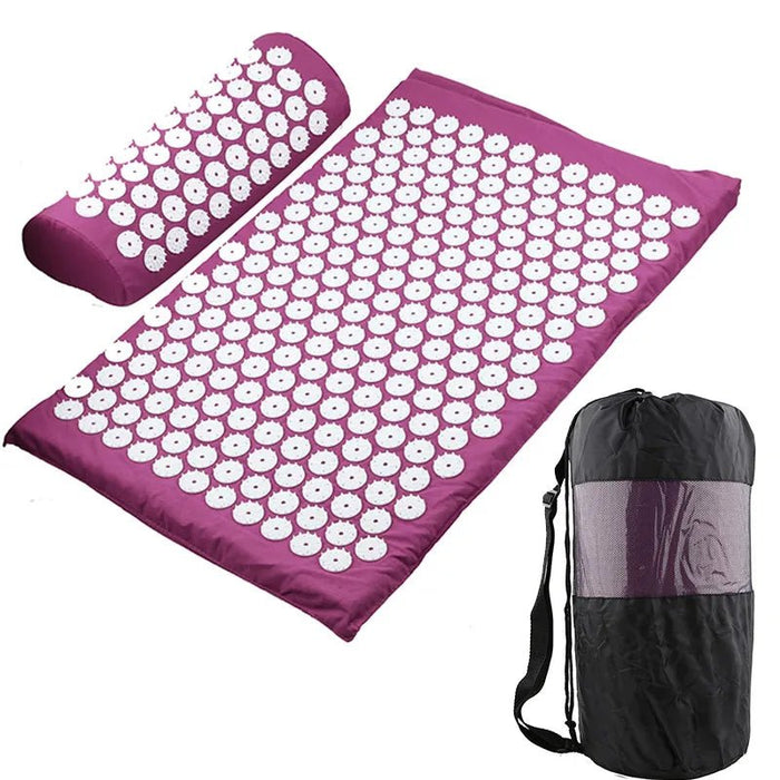 Acupressure Mat & Pillow Set – Back, Neck & Muscle Tension Relief - Acupressure Mat - Apex Therapy