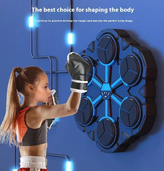 Bluetooth Music Boxing Machine – Interactive Home Punch Target - Fitness Equipment - Apex Therapy