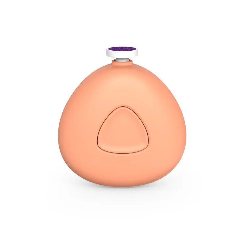 Baby electric nail trimmer set shown on its own