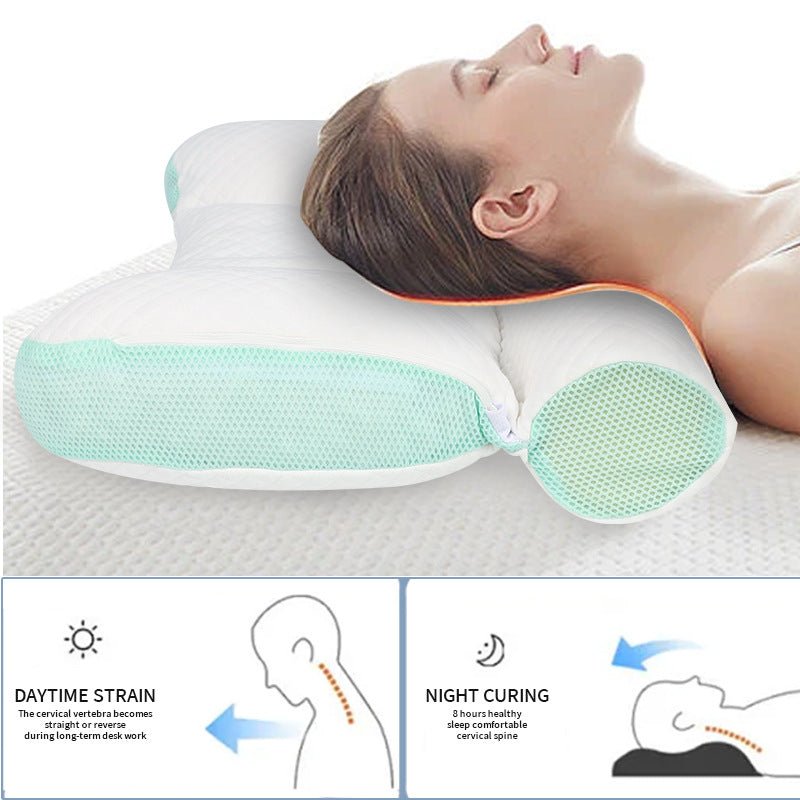 Contour Memory Foam Pillow – Zero-Pressure Design, 10–15 cm Height - Pillow - Apex Therapy