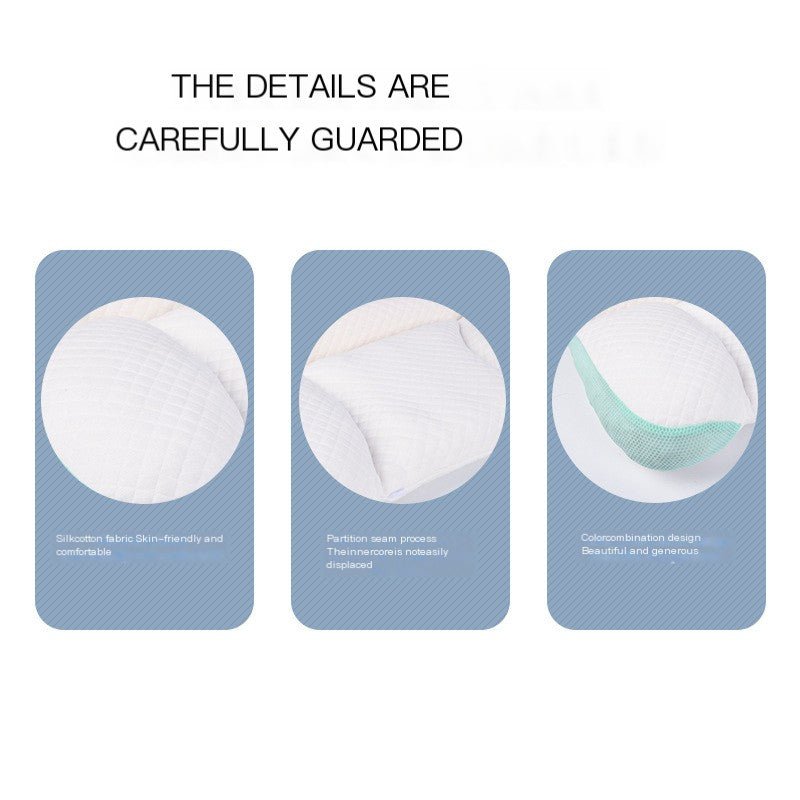 Contour Memory Foam Pillow – Zero-Pressure Design, 10–15 cm Height - Pillow - Apex Therapy