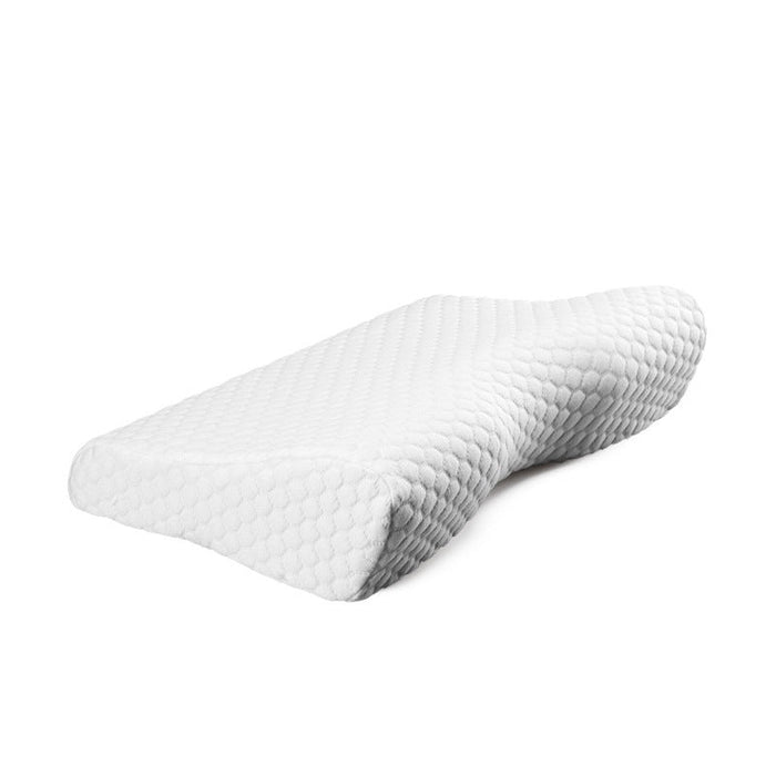 Contoured Memory Foam Pillow – Neck & Head Cradle, Pink or Grey - Pillow - Apex Therapy