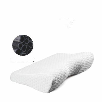 Contoured Memory Foam Pillow – Neck & Head Cradle, Pink or Grey - Pillow - Apex Therapy