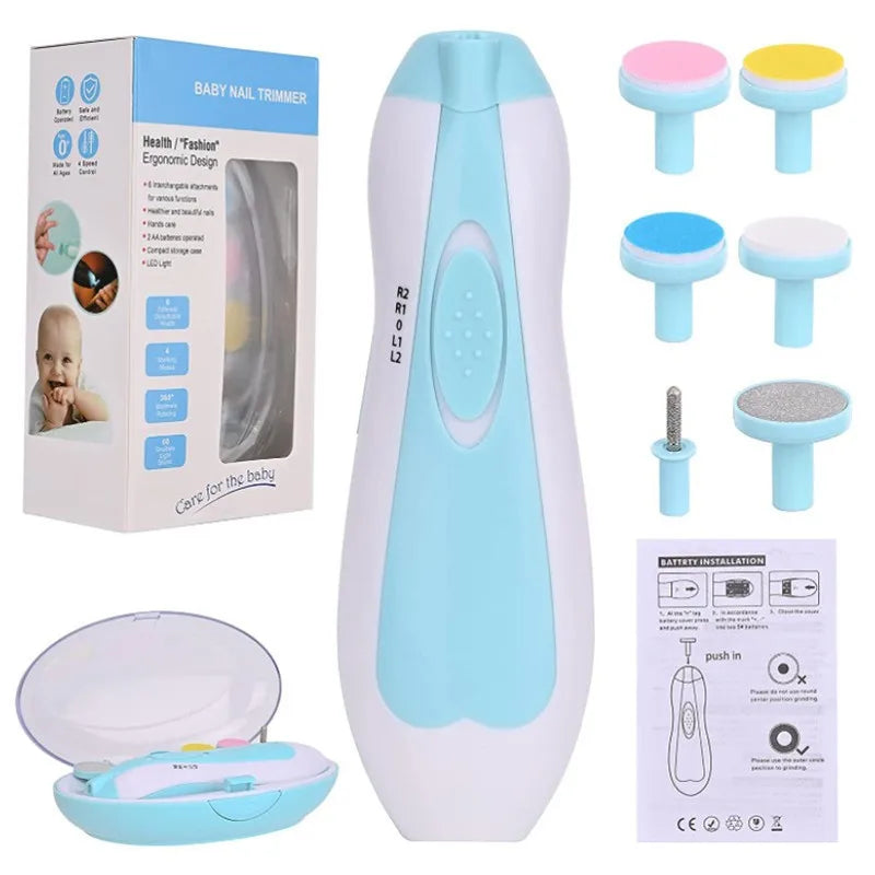 Multifunctional baby nail trimmer shown on its own