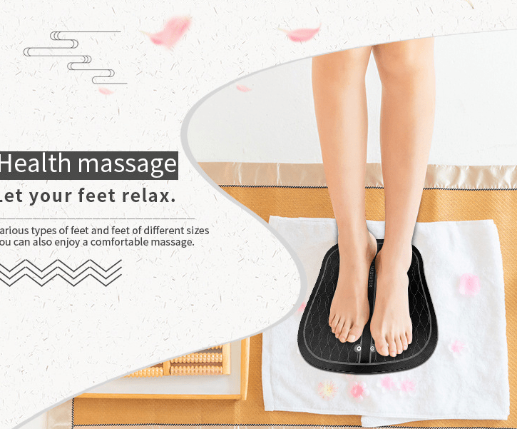 EMS Foot Massager Mat – Foldable, Adjustable Intensity - Foot Massager - Apex Therapy