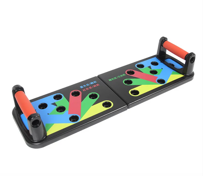 9-in-1 Push-Up Board – Multi-Position Chest Trainer, ABS Build