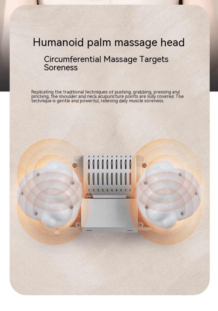 Heated Neck & Back Massager – Warm Compress & Kneading - Electric Massager - Apex Therapy
