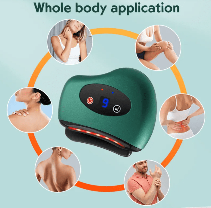 Heated Vibrating Gua Sha Tool – Bian Stone, Face & Body - Gua Sha - Apex Therapy