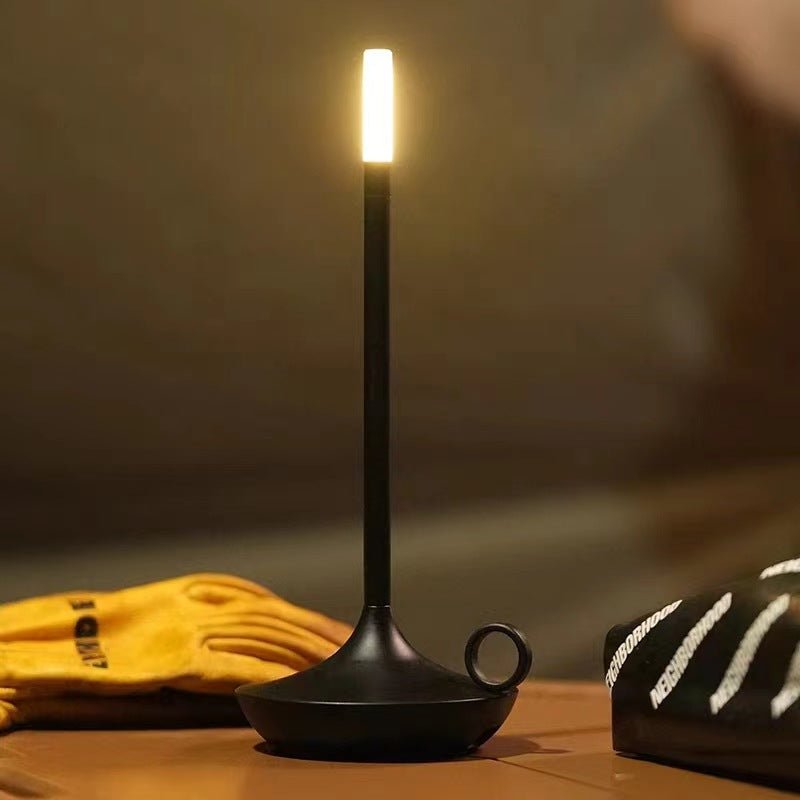 LED Vintage Candle Table Lamp – Modern Minimalist Design - Table Lamp - Apex Therapy