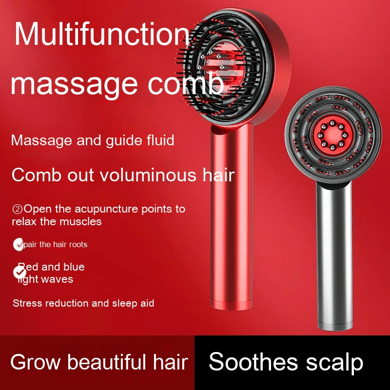 Scalp Massager Comb – Soft, Flexible Bristles - Scalp Massager - Apex Therapy