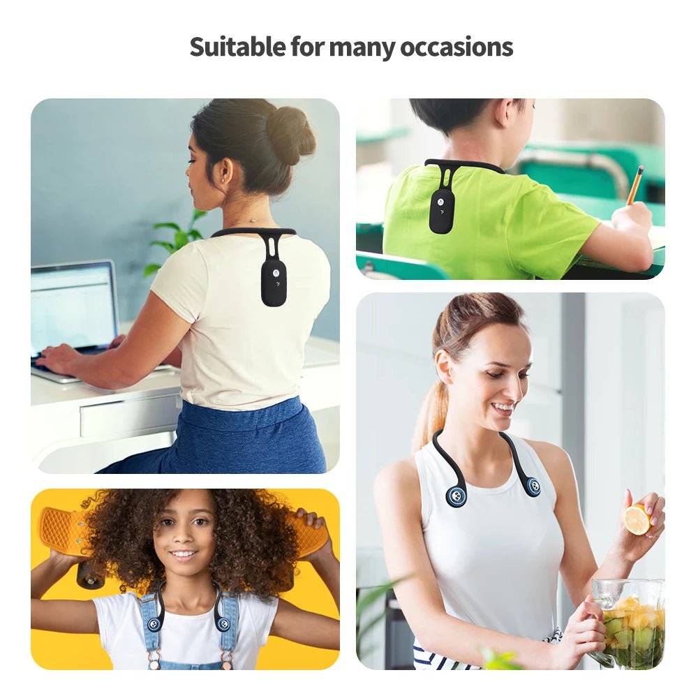 Smart Posture Corrector Device Posture Training Realtime Scientific Back Posture Correct Neck Hump Corrector Adult Kid Health - Apex Therapy