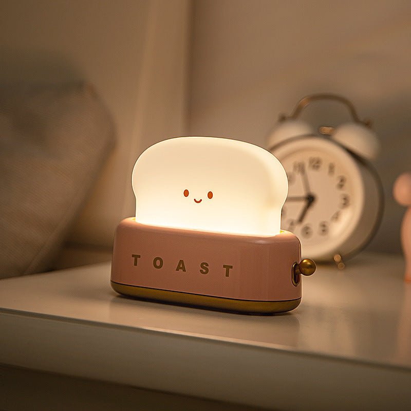 Toast Bread Night Light – Rechargeable, Dimmable LED with Timer - Night Light - Apex Therapy