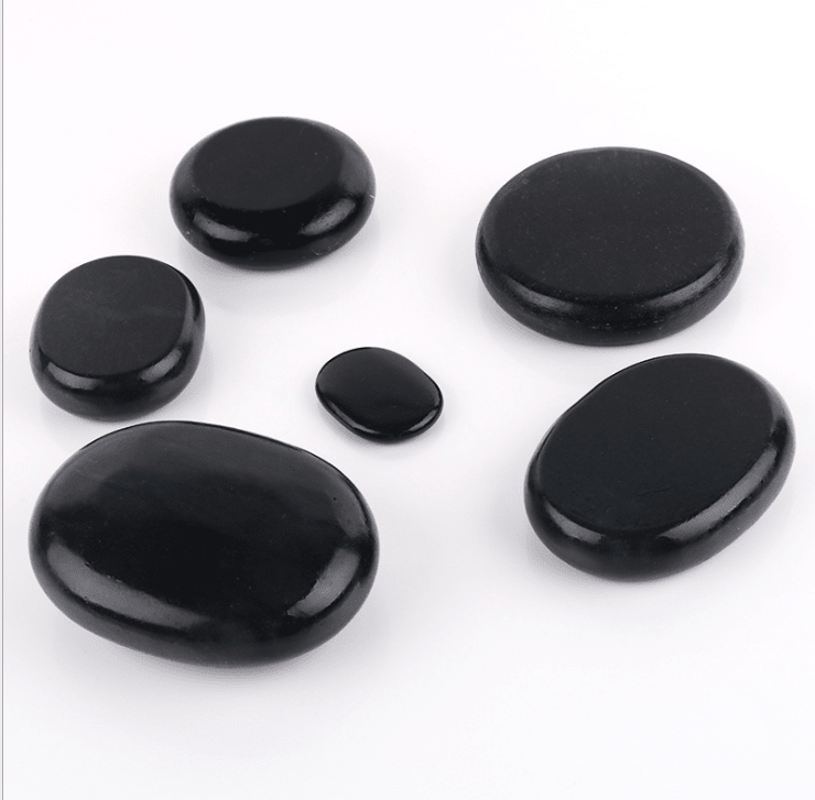 Volcanic Basalt Massage Stones – Hot Stone Set, 6 Sizes - Massage Stones - Apex Therapy