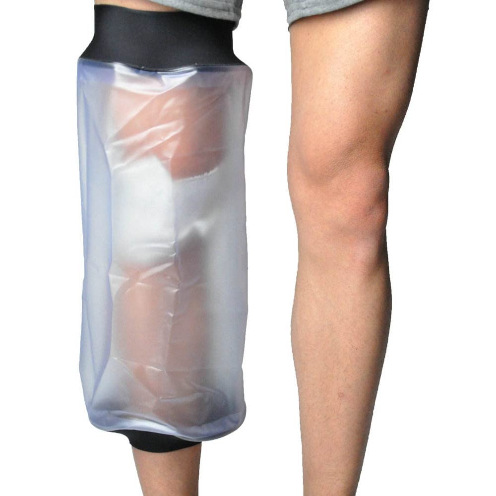 Waterproof Knee Cast & Bandage Shower Cover – Adult - Cast Cover - Apex Therapy