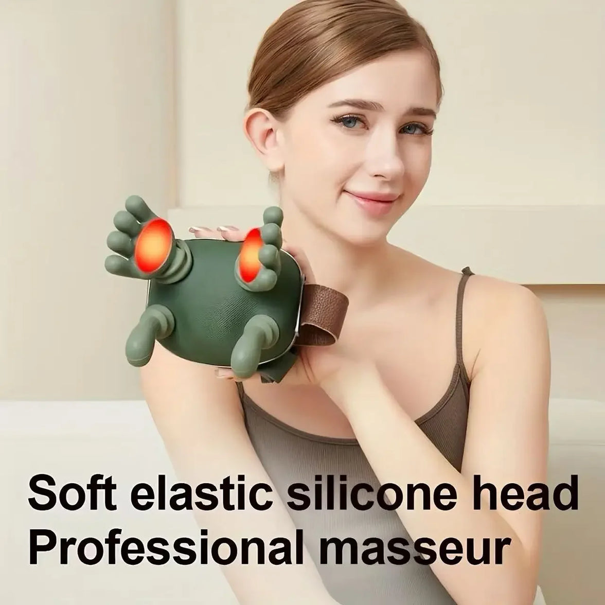 Three-speed neck and shoulder massager control buttons - Apex Therapy