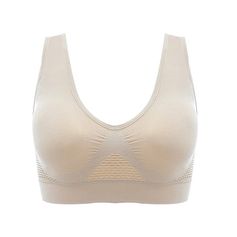 Women's Breathable Sports Bra – Sweat-Wicking Shockproof Support