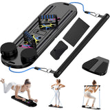 15-in-1 Foldable Pilates Board – Full-Body Core Trainer, Black
