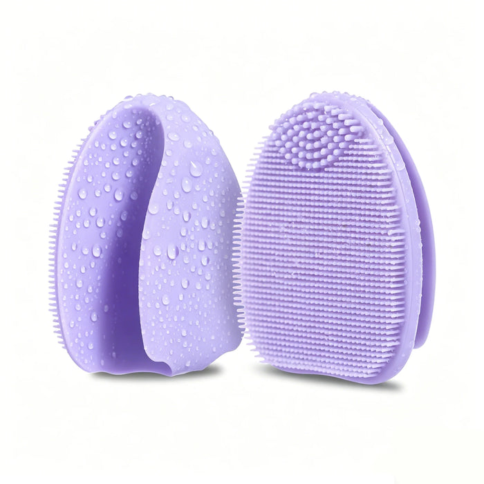 2-Pack Silicone Exfoliating Facial Brushes – Gentle Cleansing Duo