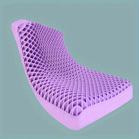 Close-up of the open TPE gel lattice inside the cooling pillow