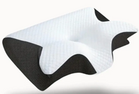 Two-piece memory foam neck pillow pack