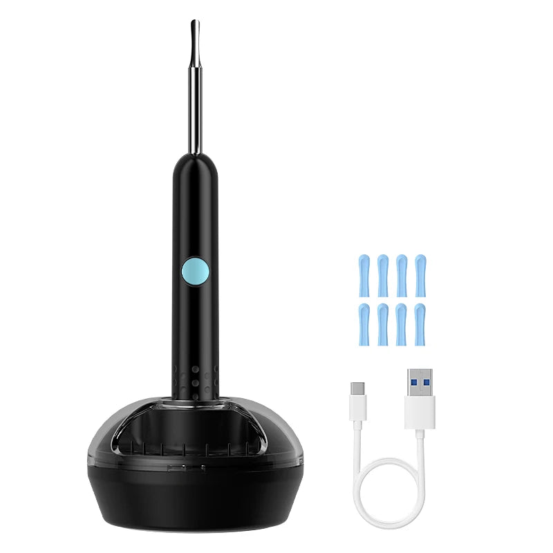 WiFi Visual Ear Scope 4.2mm 1080P Camera with Ear Spoon Base for iOS/Android Ear Cleaning Otoscope Endoscope Camera for Health