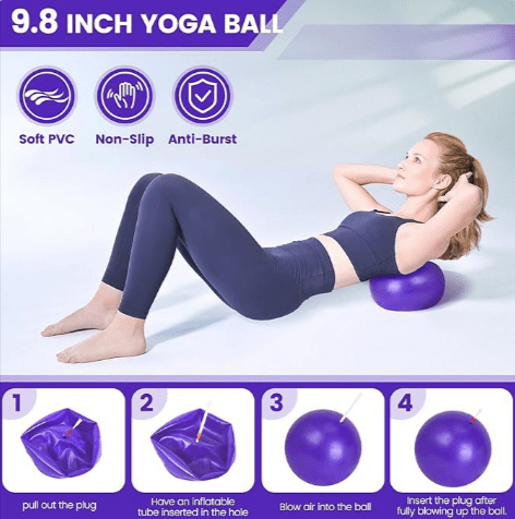 13-Piece Yoga & Pilates Set – Ring, Bands, Ball & Bag