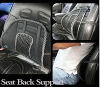 Contoured Car & Chair Back Cushion – Breathable Memory Foam - Apex Therapy