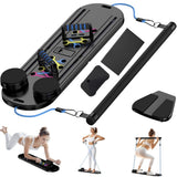 15-in-1 Foldable Pilates Board – Full-Body Core Trainer, Black