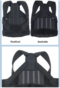 Neoprene Posture Corrector Belt – Mesh-Lined Back Support, S–L