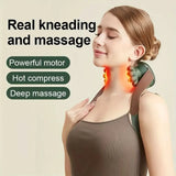 Kneading Neck & Shoulder Massager – 4D Hand-Style, Cordless