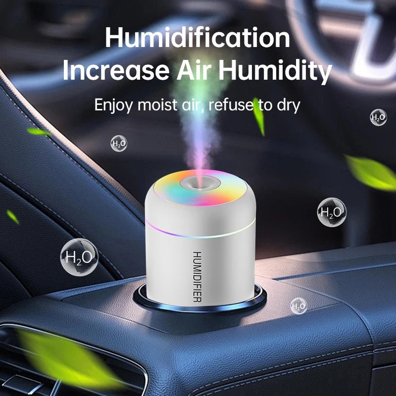 180ml Mini Aroma Diffuser & USB Air Humidifier with Light - Aroma Diffuser - Apex Therapy