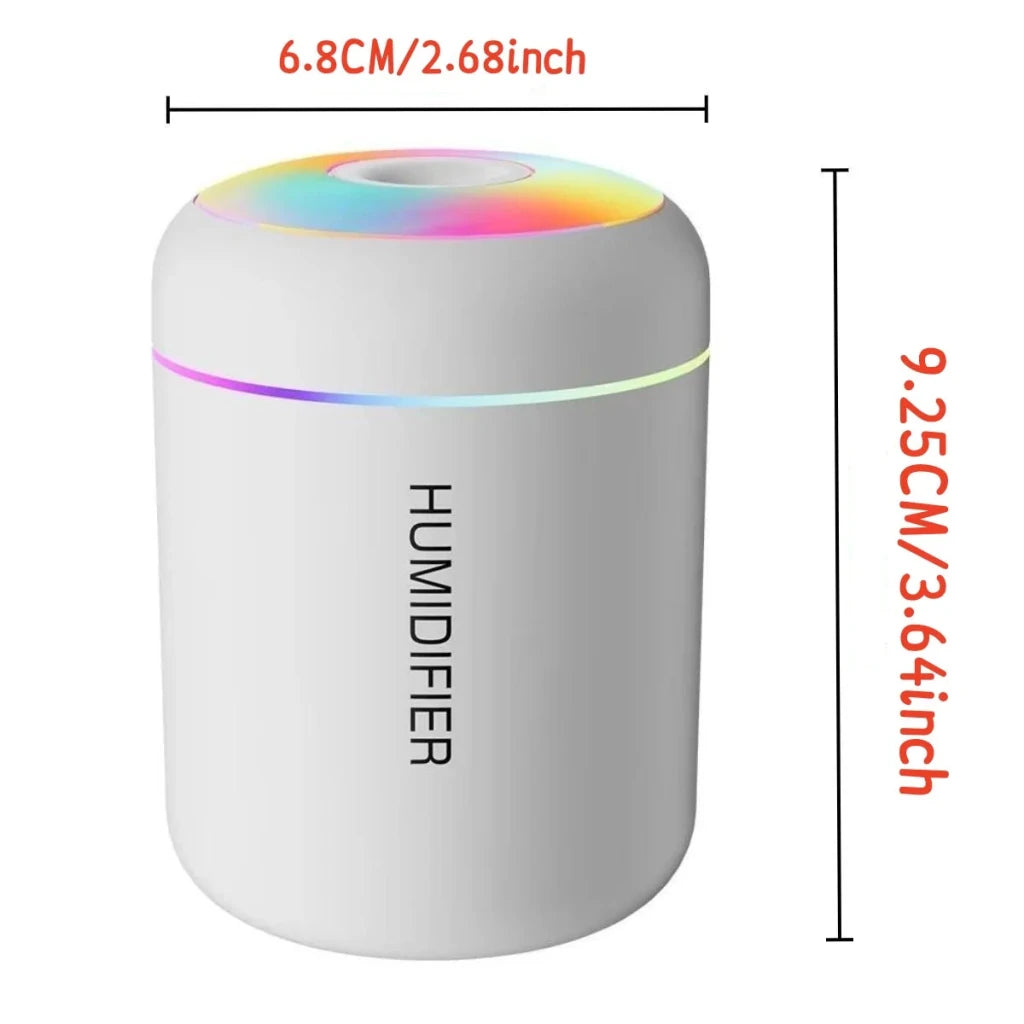 180ml Mini Aroma Diffuser & USB Air Humidifier with Light - Aroma Diffuser - Apex Therapy