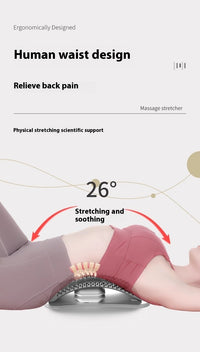 Adjustable Back Stretcher – Lumbar Arch Board, No Charging Needed
