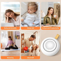 Baby sleep sound machine shown with retail packaging