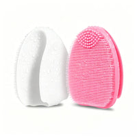 2-Pack Silicone Exfoliating Facial Brushes – Gentle Cleansing Duo - Apex Therapy