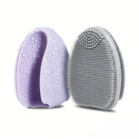 2-Pack Silicone Exfoliating Facial Brushes – Gentle Cleansing Duo - Apex Therapy