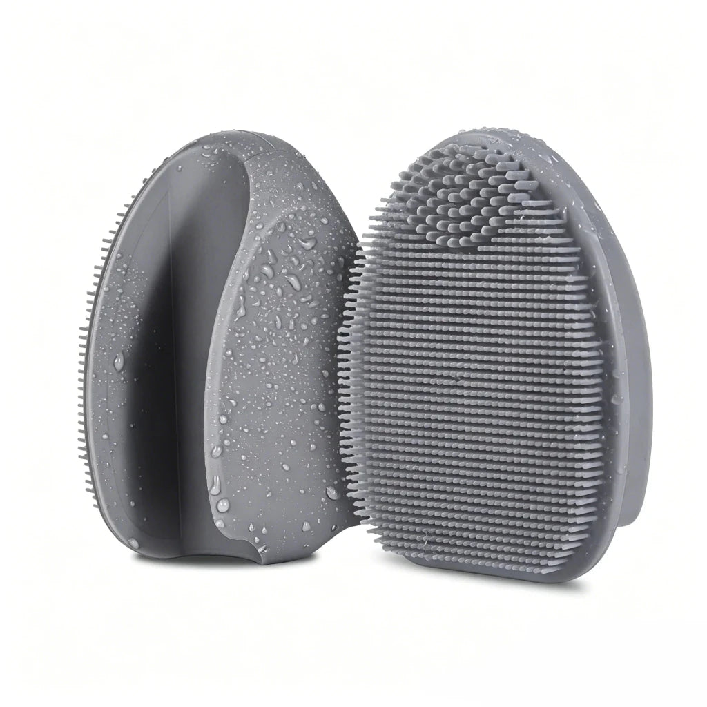 2-Pack Silicone Exfoliating Facial Brushes – Gentle Cleansing Duo - Apex Therapy