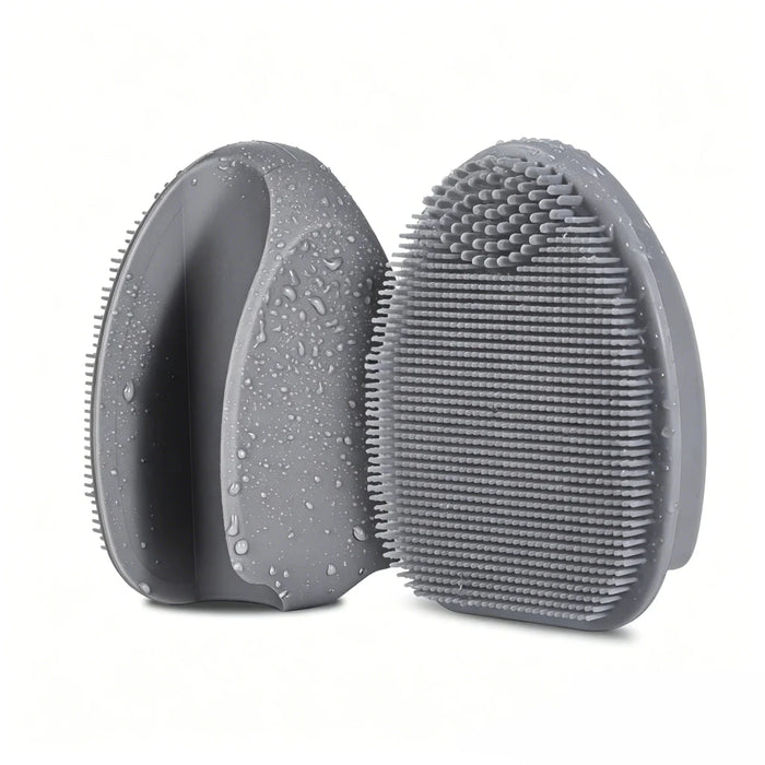 2-Pack Silicone Exfoliating Facial Brushes – Gentle Cleansing Duo - Apex Therapy