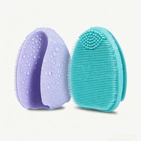 2-Pack Silicone Exfoliating Facial Brushes – Gentle Cleansing Duo - Apex Therapy