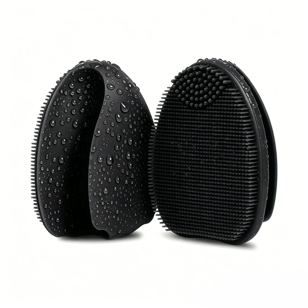 2-Pack Silicone Exfoliating Facial Brushes – Gentle Cleansing Duo - Apex Therapy