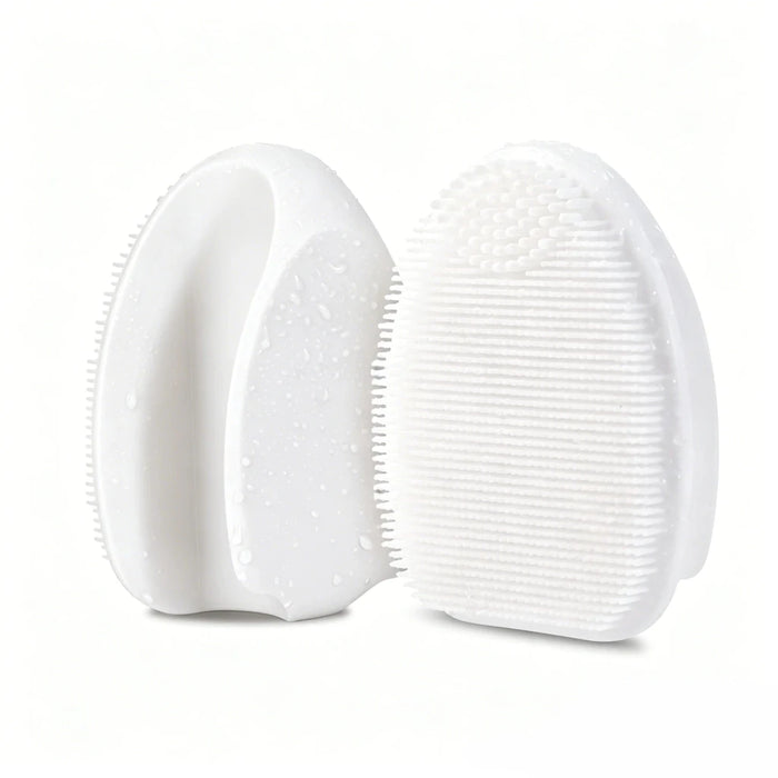 2-Pack Silicone Exfoliating Facial Brushes – Gentle Cleansing Duo - Apex Therapy