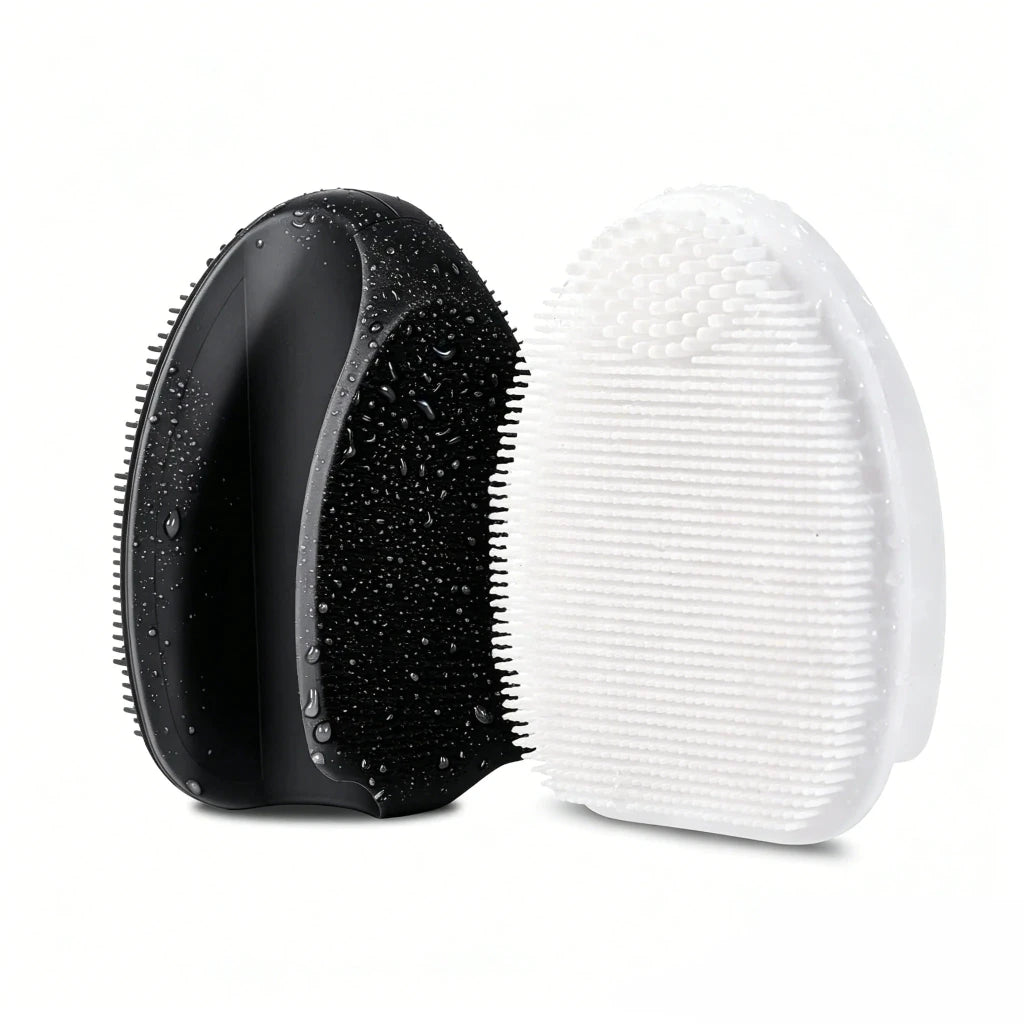 2-Pack Silicone Exfoliating Facial Brushes – Gentle Cleansing Duo - Apex Therapy