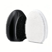 2-Pack Silicone Exfoliating Facial Brushes – Gentle Cleansing Duo - Apex Therapy