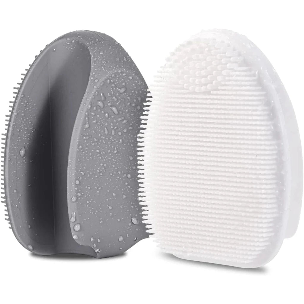 2-Pack Silicone Exfoliating Facial Brushes – Gentle Cleansing Duo - Apex Therapy