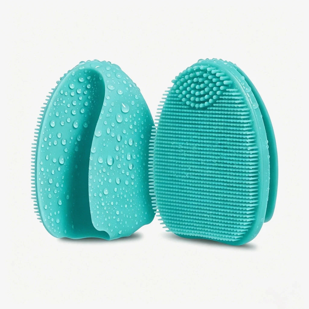 2-Pack Silicone Exfoliating Facial Brushes – Gentle Cleansing Duo - Apex Therapy