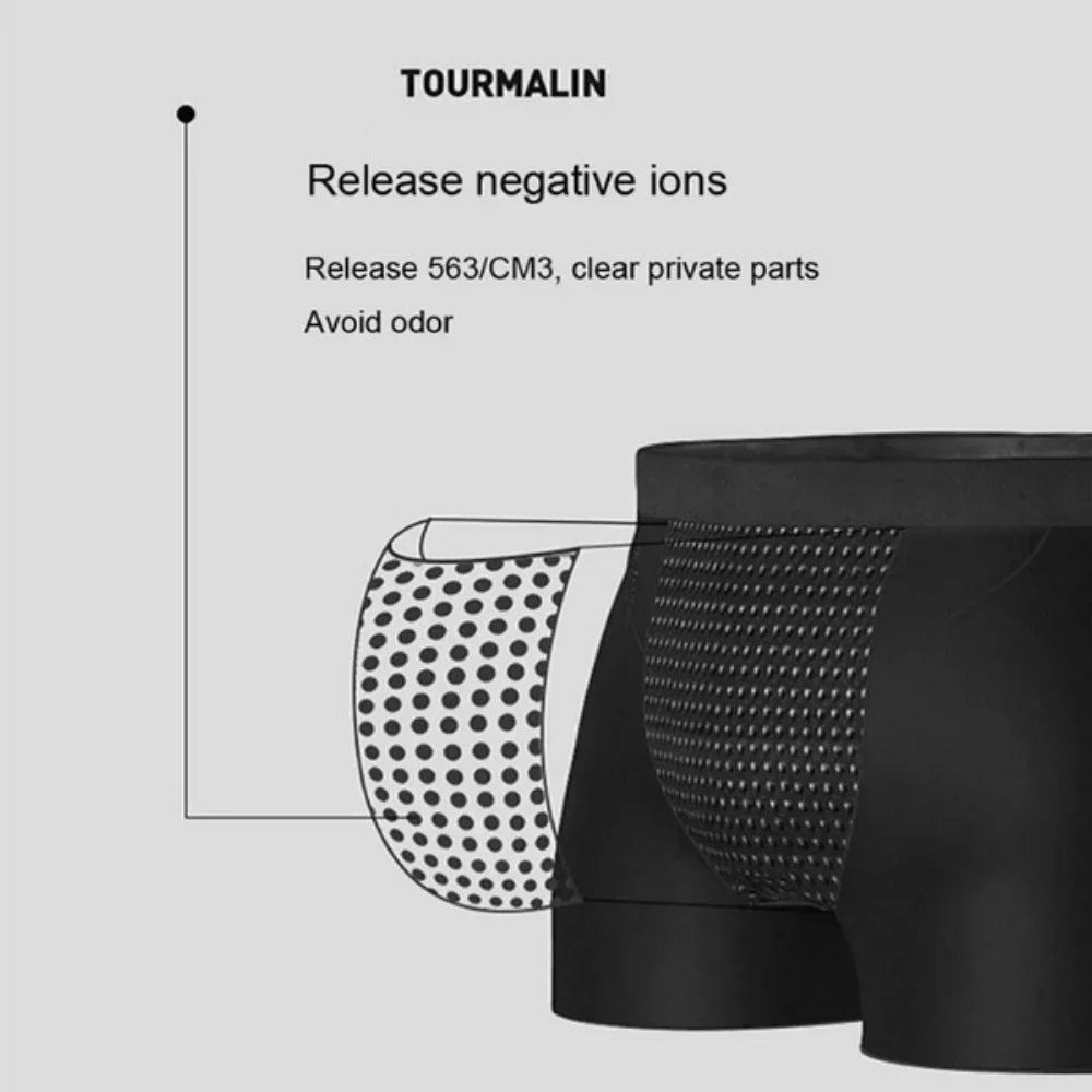 2026 Upgraded Men's Magnetic Therapy Boxer Briefs 22 Grade Magnets Acupoint Aligned Health Underwear L 6XL Blood Flow Support - Apex Therapy