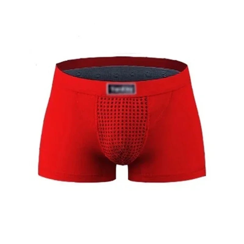 2026 Upgraded Men's Magnetic Therapy Boxer Briefs 22 Grade Magnets Acupoint Aligned Health Underwear L 6XL Blood Flow Support - Apex Therapy