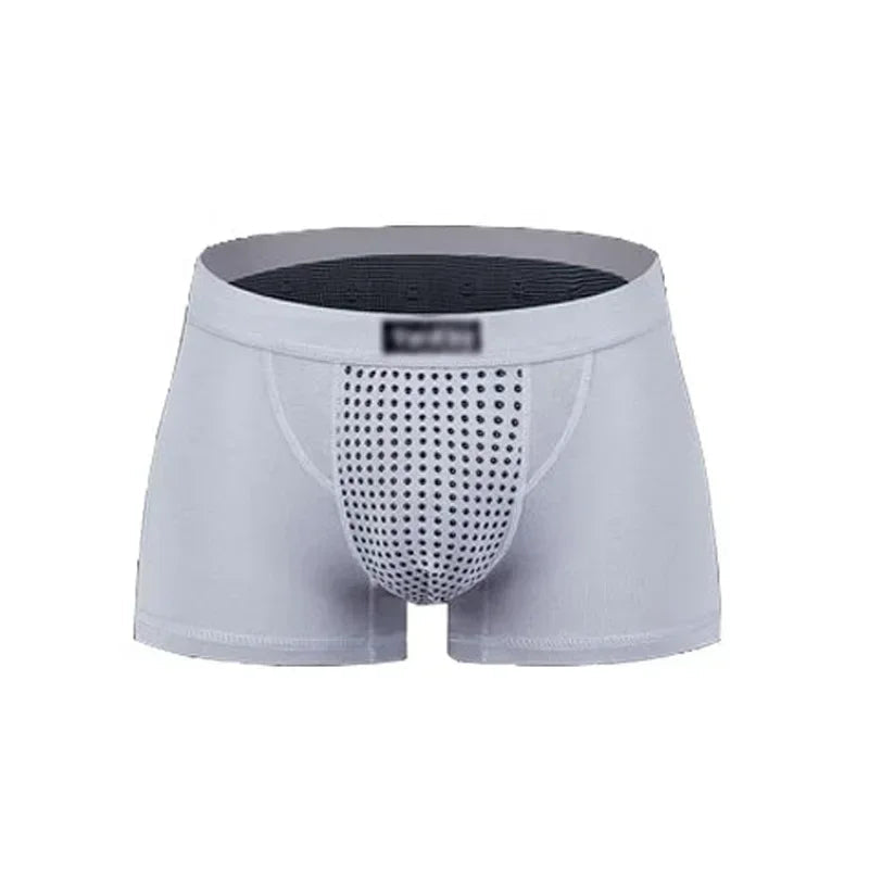 2026 Upgraded Men's Magnetic Therapy Boxer Briefs 22 Grade Magnets Acupoint Aligned Health Underwear L 6XL Blood Flow Support - Apex Therapy